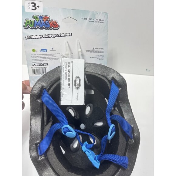 Connor PJ Masks Child Blue Cartoon Bicycle Helmet, Brand New Ages 3+ 48-52cm M - Picture 8 of 8
